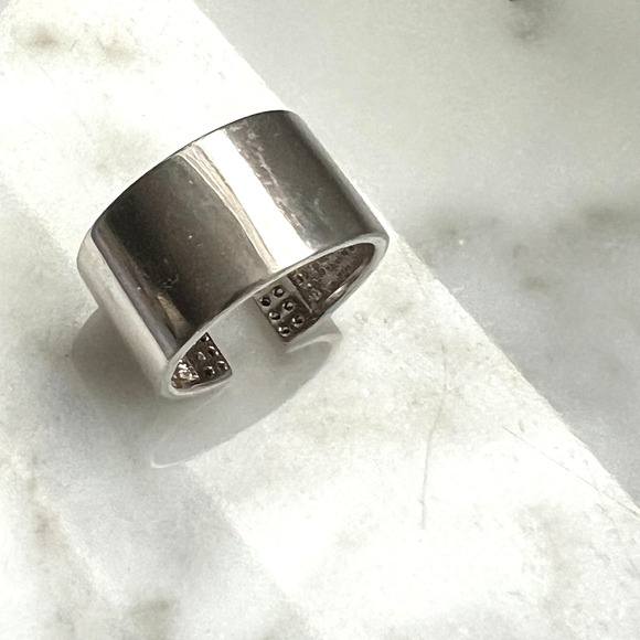 FREIDA ROTHMAN Radiance Open Cuff RIng Size 6 - Picture 3 of 4